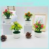 Artificial Camellia Sasanqua Bonsai Plant For Photography Home Decor And Wedding Centerpieces