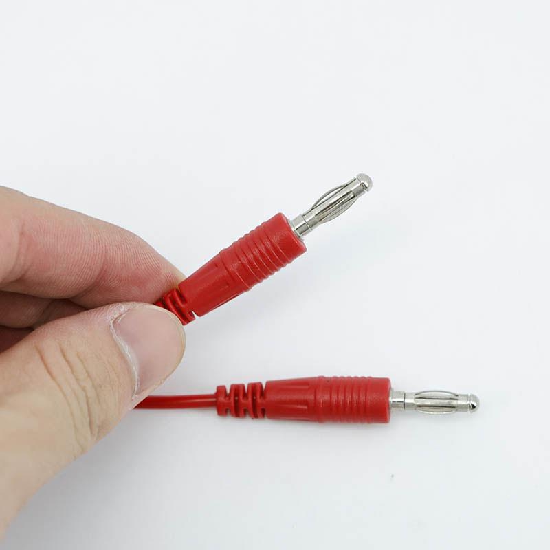 0.5m 1m Dual Head 4mm Banana Plug To Banana Plug for Multimeter Test Testing Leads Cord Cable Wire Metal Multi-meter