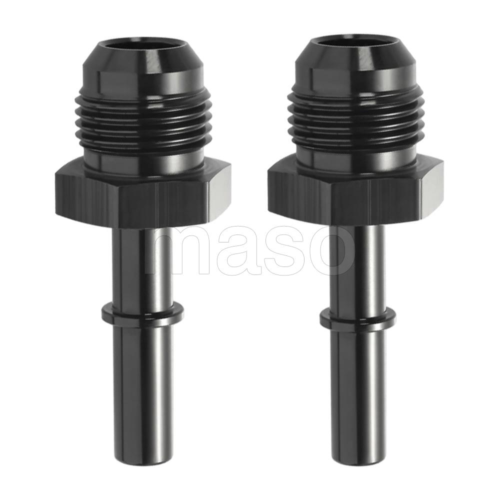 Aluminum 8AN Male To 3/8" 5/16" Male Straight-through SAE Quick Disconnect Push On EFI Fitting Adapter Oil Fuel Adapter Fuel System Fittings7