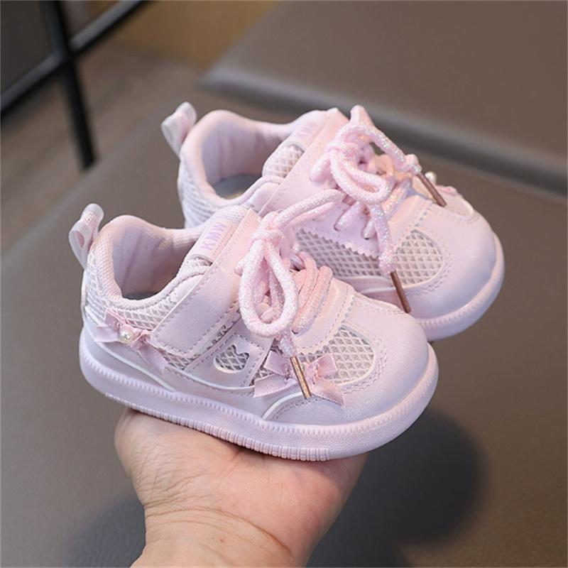 Nouvelles Chaussures Bébé Printemps Pour Filles Maille Respirante Chaussures Enfants Tout-Petits Semelle Souple Extérieur Enfants Tennis Mode Baskets Filles