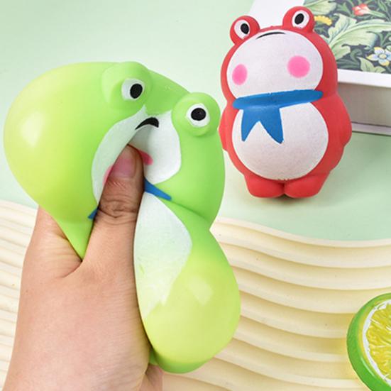 Decompression Toy Soft Slow Rebound Frog Stress Relief Squeeze Toy Toy Gift for Cartoon Fun Relaxation