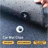 10 Sets Car Floor Mat Clips, Non-Slip Carpet Fixers, Automotive Fastener Carpet Clips, Car Floor Mat Retaining Clip Replacement For #3D0-864-851-B41