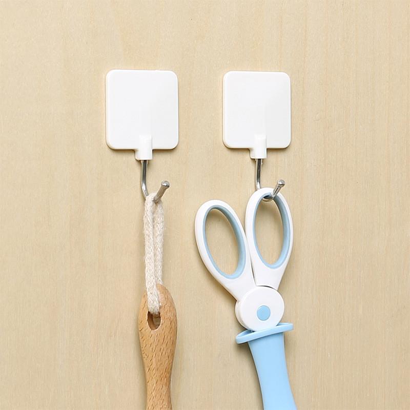 Hooks Adhesive Abs Stainless Steel No Drill Installation Kitchen Hook Tools