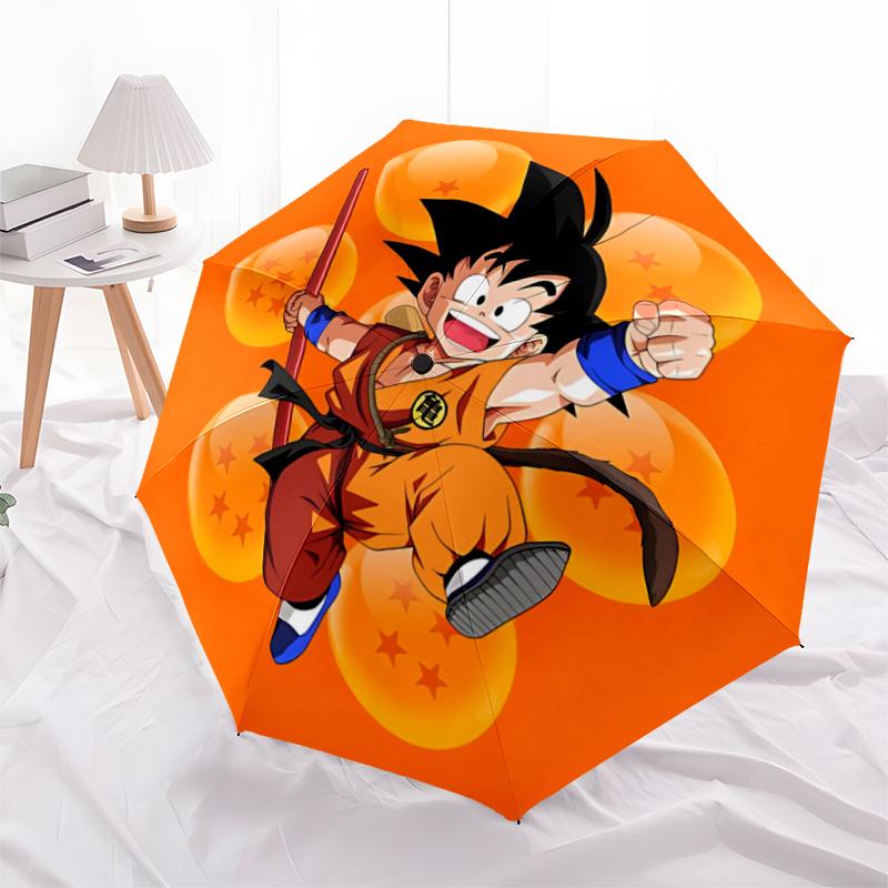 

1pc Son Goku Dragon Ball Automatic Umbrella , Portable Compact Umbrella for Men & Women, Valentine s Day Mother s Day Gift.P087