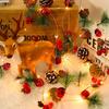 Christmas Garland with Lights,Pinecones String Lights with Red Berries Bells Needles,20 LED Battery Operated Prelit Garland