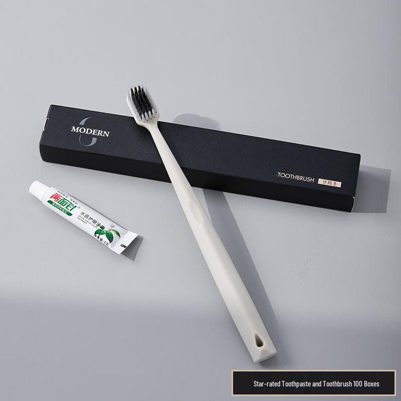 Rancrnuo Disposable Toothbrush & Toothpaste Hotel Set