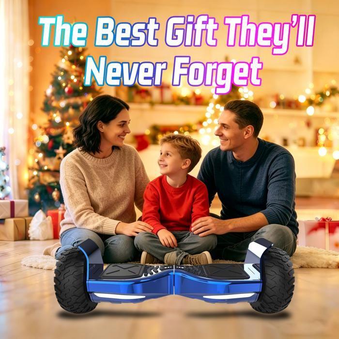 RCB Hoverboard 8,5 pollici doppio motore APP adulto bambino – regalo fantastico – blu