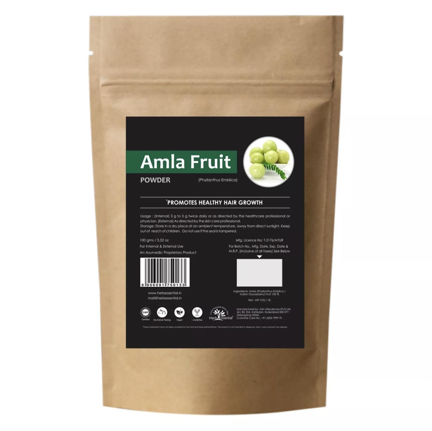 

Амла Порошок (100 г), Amla Fruit Powdwer, Herb Essential