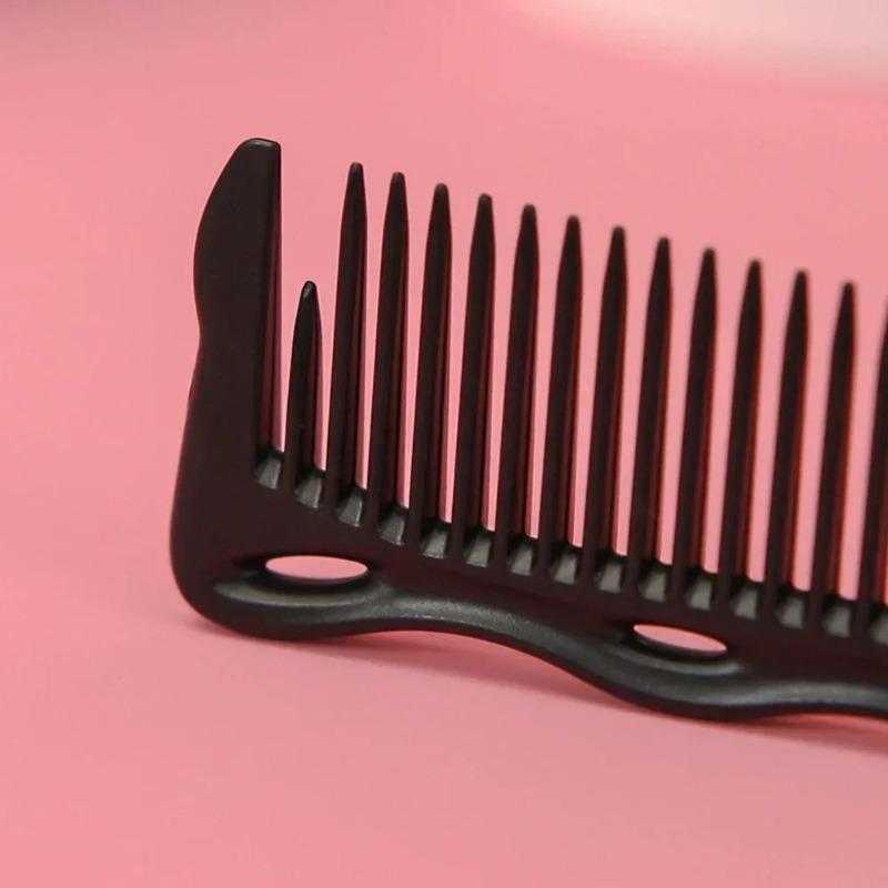 Pente de corte de cabelo Barbearia Cabeleireiro Pentes de corte de cabelo profissional Costeletas Escova de cabelo Salão de cabeleireiro Ferramentas de estilo Escova de cabelo