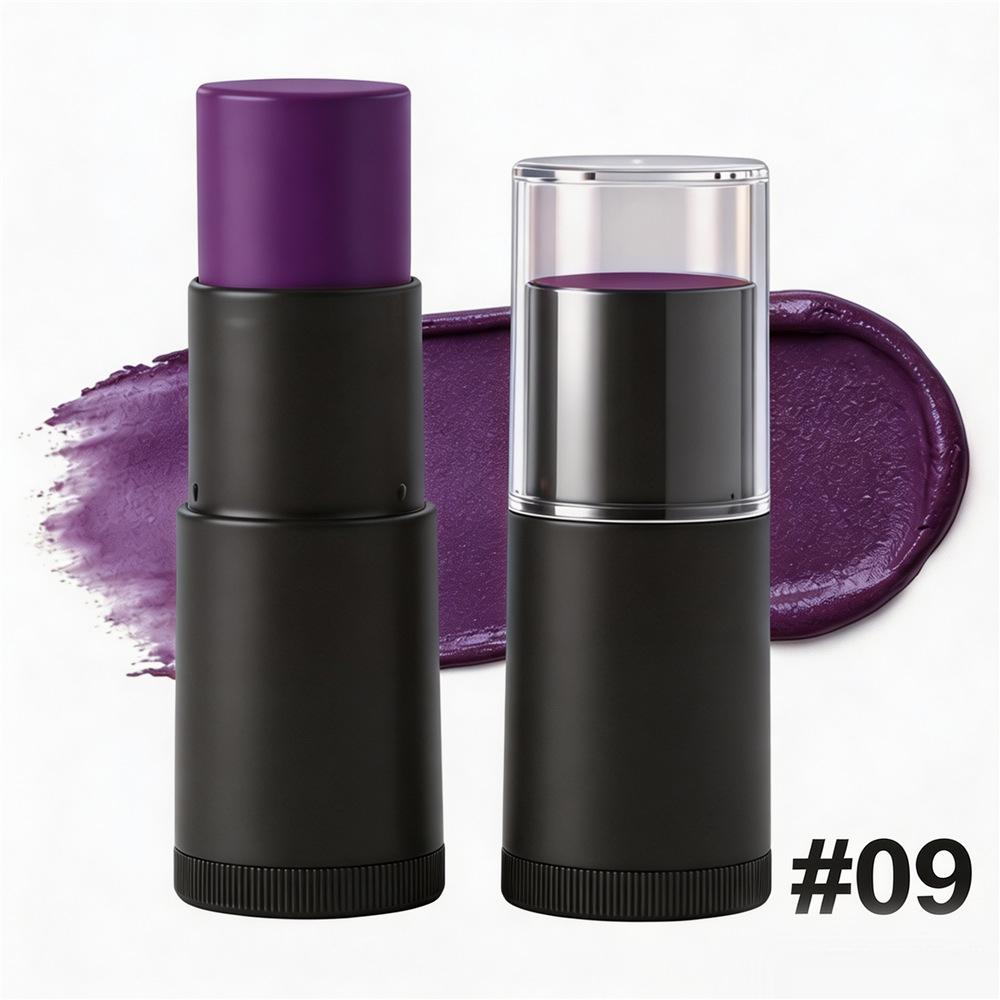 Halloween Bianco Nero Pittura Viso Corpo Lunga Durata Impermeabile Alta Pigmentazione Stick Pittura Viso Fondotinta Crema Cosmetici Trucco