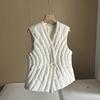 New V-neck 90 white duck down, vest, down jacket, vest, thin women's European goods, high quality