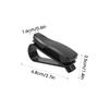 Car Eyeglasses Card Ticket Holder Fastener Black Sunglasses Clip Holder Bracket Name Card Holder Interior Accessorie 1/2/5pcs