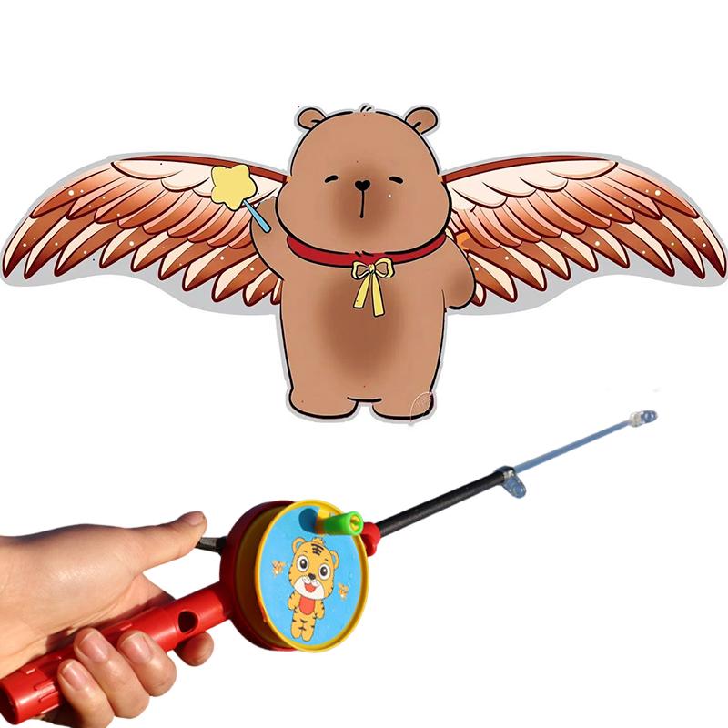 

Kite 1Set Children Kite Toy Cartoon Butterfly Swallows Eagle Kite With Handle Kids Flying Kite Outdoor Toys
