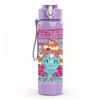 1PC Colorful Retro Rainbow Cartoon Print 750ml Portable Sports Water Bottle Leakproof Gym Outdoor Travel Drink Cup