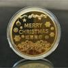 Christmas Santa Claus Coins Double-sided Alloy Collectible Coin Festive Souvenir Coin Collection for Christmas 2026 New Year