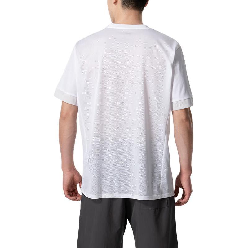 Puma Logo Regular Sleeve Round Neck Pullover Short Sleeve T-Shirt Men T-Shirts White 705747-04