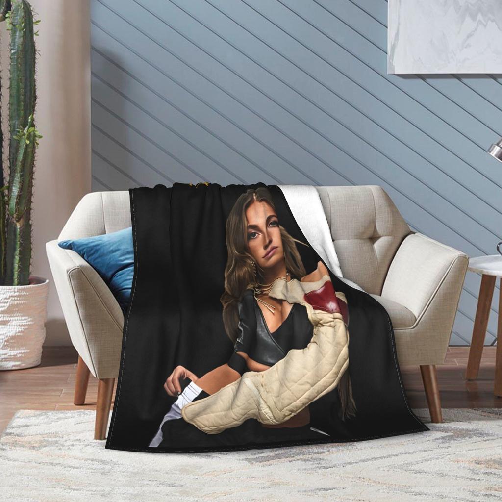 Tate McRae piosenkarka pop Koc Super Miękki Przytulny Kocyki do Rzucania na Kanapę 50x60 Calów Wielorozmiarowe Kocyki do Sypialni