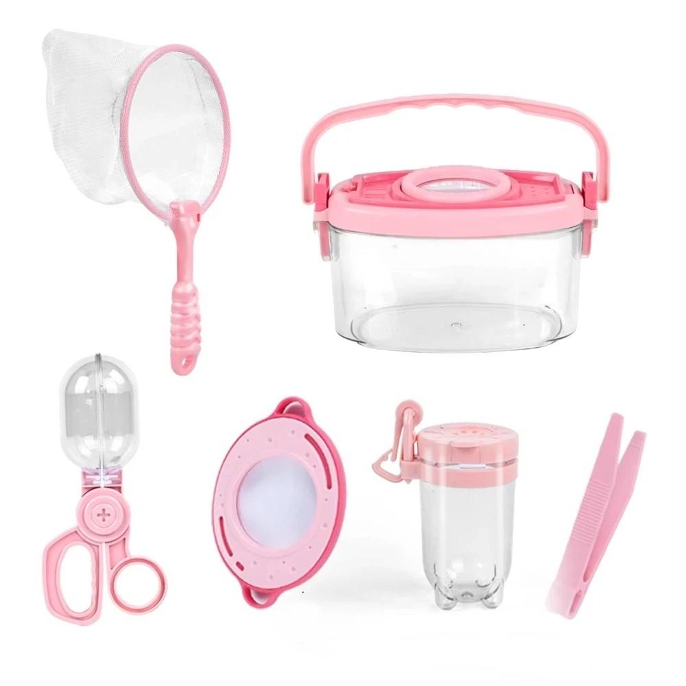 Male Jar Outdoor Adventure Set Tweezers Insect Cage Collector  Male And Female