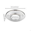 OilDraining Tray with Perforated Surface Stainless Steel Slotted for Home Cooks, Chefs, Kitchen,