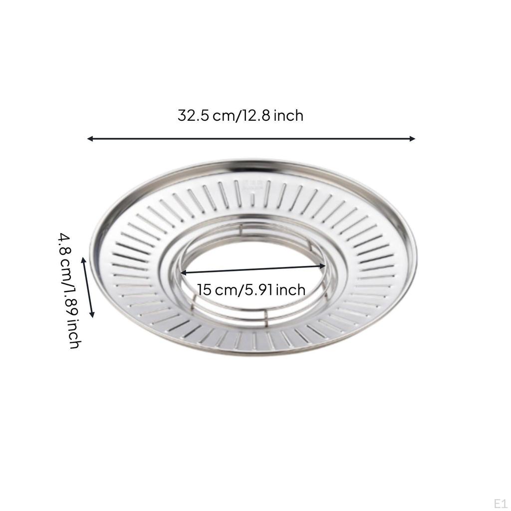 OilDraining Tray with Perforated Surface Stainless Steel Slotted for Home Cooks, Chefs, Kitchen,