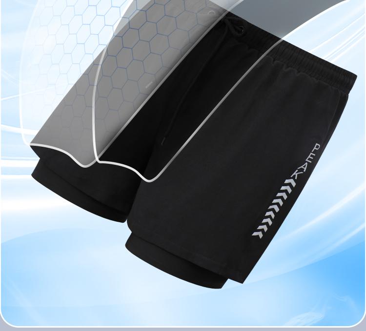 [Swimming Set] Pick Men's Professional Flat Angle Anti Embarrassment Double layer Swimming Pants Swimsuit Swimming Equipment