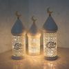 2025 New Decorative Holder Ramadan Decoration Metal Lamp Tea Light Holder for Mantel Table Desk Dining Room Home