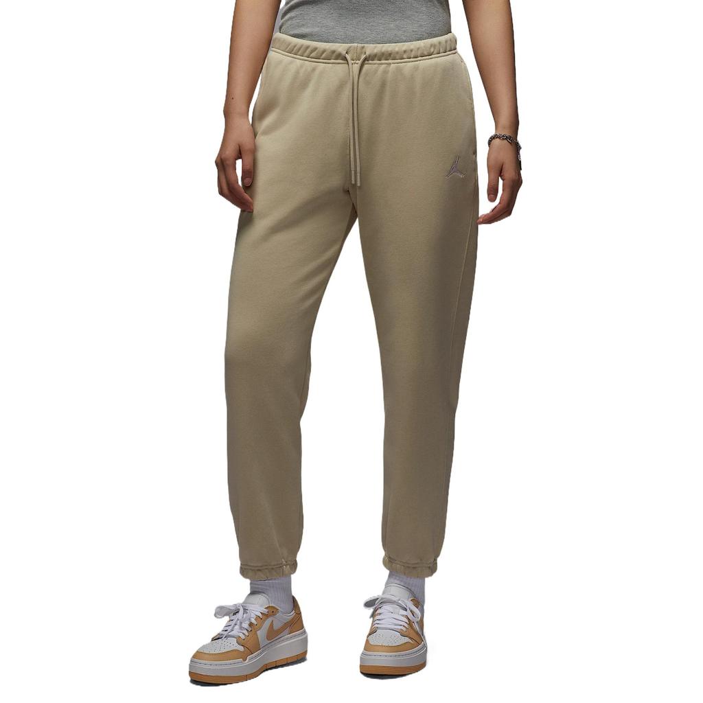 Jordan Brooklyn Fleece Comfortable Simple Versatile Casual Pants Women bottoms Yellow HJ1360-206