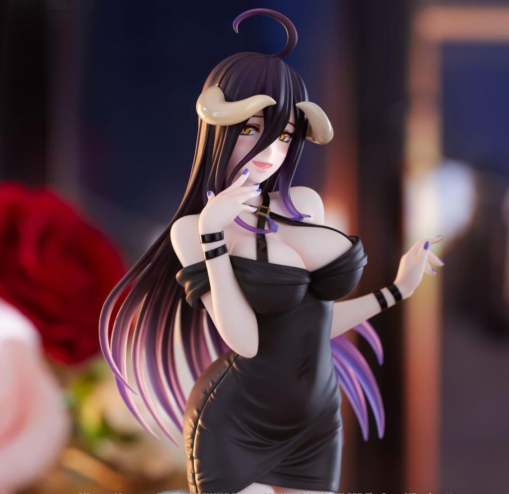 Overlord Trio-Try-iT Figure Albedo Mini Dress Ver. 1 Type Official Figure Approx. 21cm