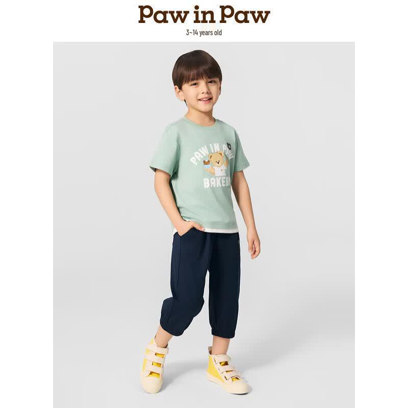 PawinPaw Cartoon Bear Boys' Summer Casual Sport Pants