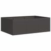 VidaXL Planter Black 120x80x40 Cm Steel 860745