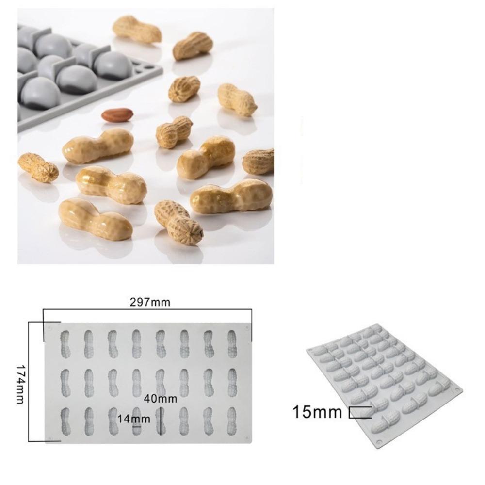 

Силиконовый материал Форма для шоколадного мусса Десерт Приготовление Сделай сам Форма для выпечки Бенто торт Силиконовая форма Peanut