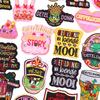 Netherland Oeteldonk Emblem Embroidered Patch Frog Patch Iron On Patches For Clothing Diy Netherland Carnival Patches Sew Badges 