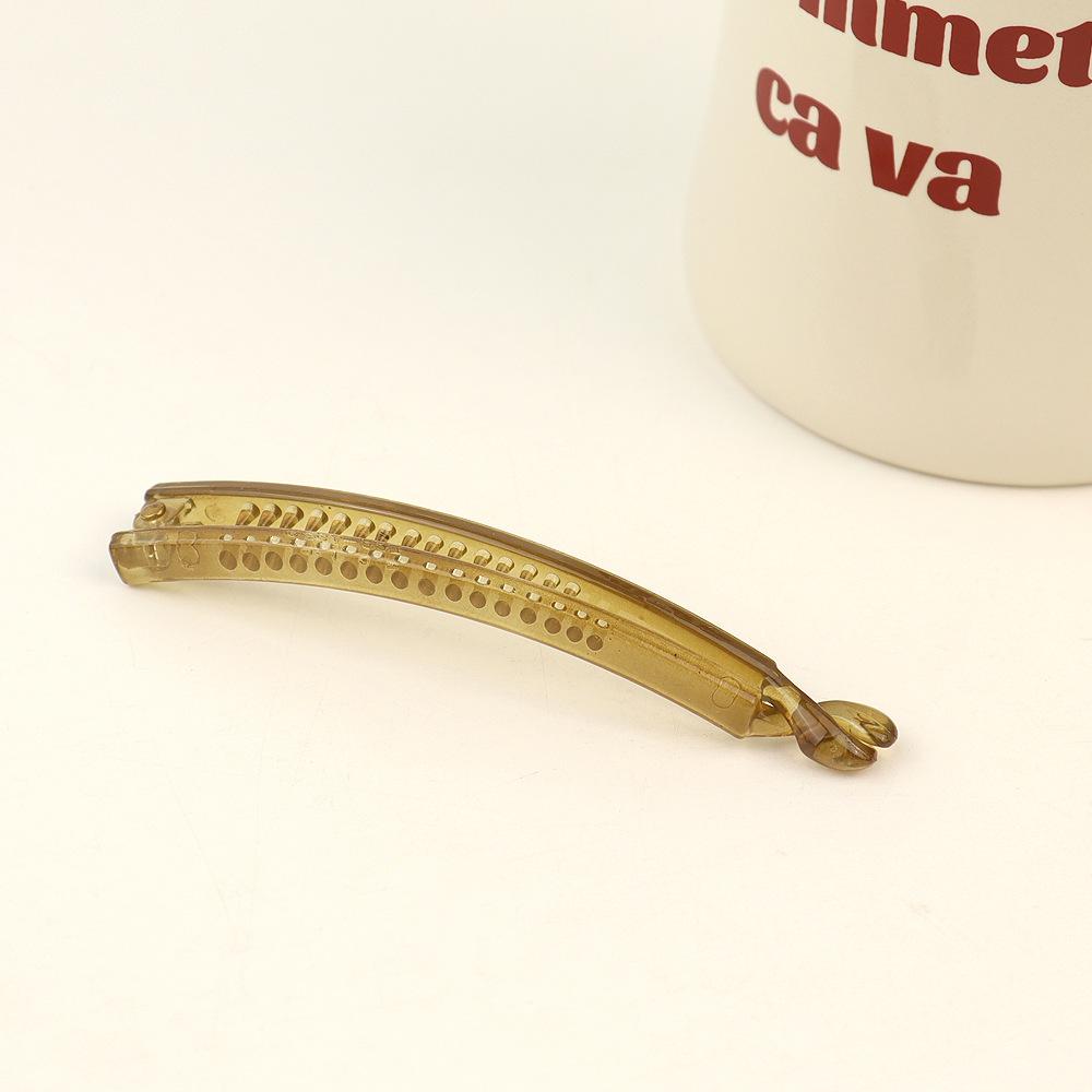 New Color Pan Hair Banana Clip Light Luxury Stone High-end Fashion Ponytail Clip Hair Accessories Hairpin