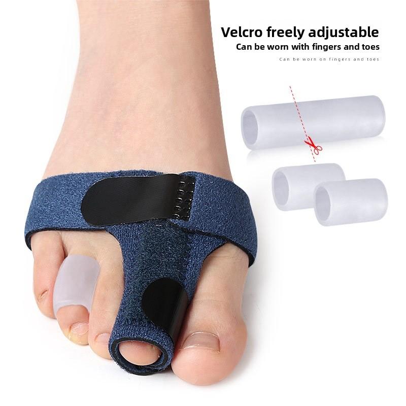 Thumb Finger Fixation Strap with Removable Aluminum Plate Support Toe Protection Kit for Injury Prevention