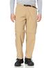 Stretch Cargo Kelp Size M Men's Lightweight, Water-Repellent, Zip-Off Pants, Tan,