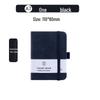 A7 Color Notebook: Student Stationery with Elastic Band, Skin-Feel Leather Journal, Customizable Logo.