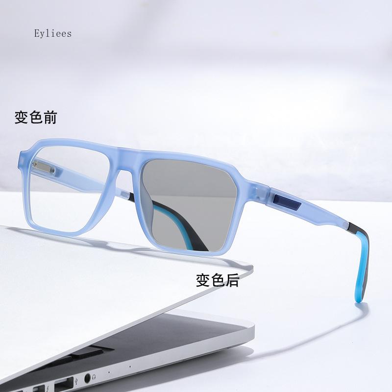 Anti Blue Light Glasses Men Photochromic Myopia Prescription Glasses Women Big Frame Eyewear  De Grau Masculino