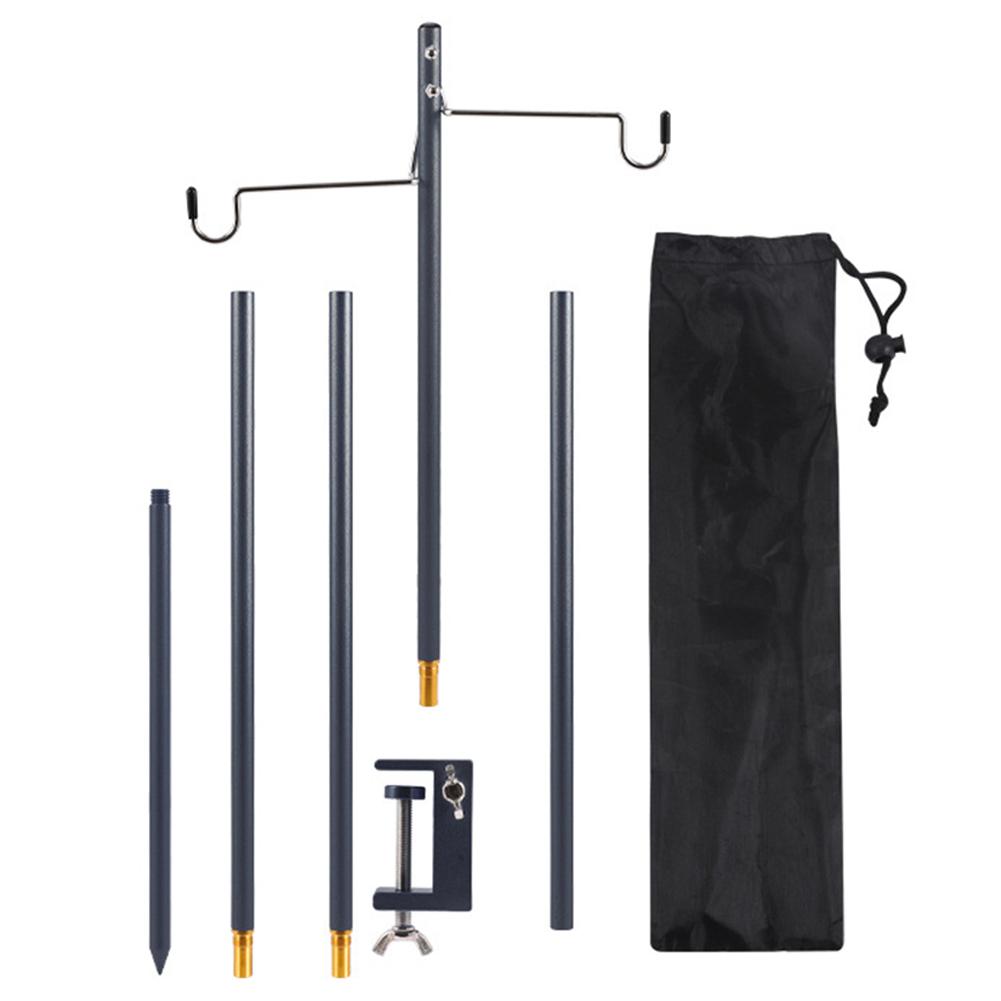 Camping Lantern Stand Portable Light Stand Camping Folding Lamp Pole for Camping Fishing Picnic BBQ Outdoor Activities