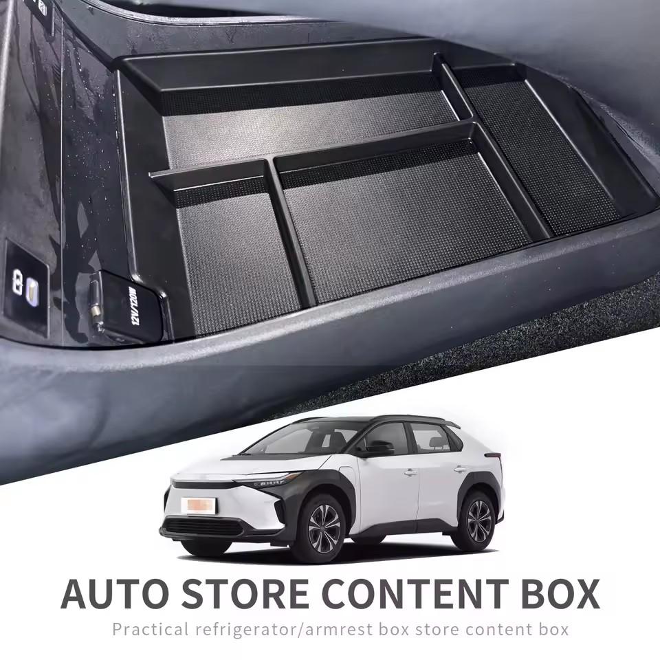 for Toyota Bz4x 2025 2025 2025 for Subaru Solterra Center Console Lower Layer Storage Box Central Organizers Tray Accessories