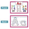 1 Set Kids Alphabet Flash Cards 26 Letters Tracing Practice Card Toddlers Boys Girls Educational Dry Erase ABC Preschool Learning Flashcard