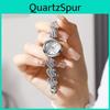 Womens Quartz Heart Bracelet Watch With Jewelry Clasp For Fashion Casual Wear
