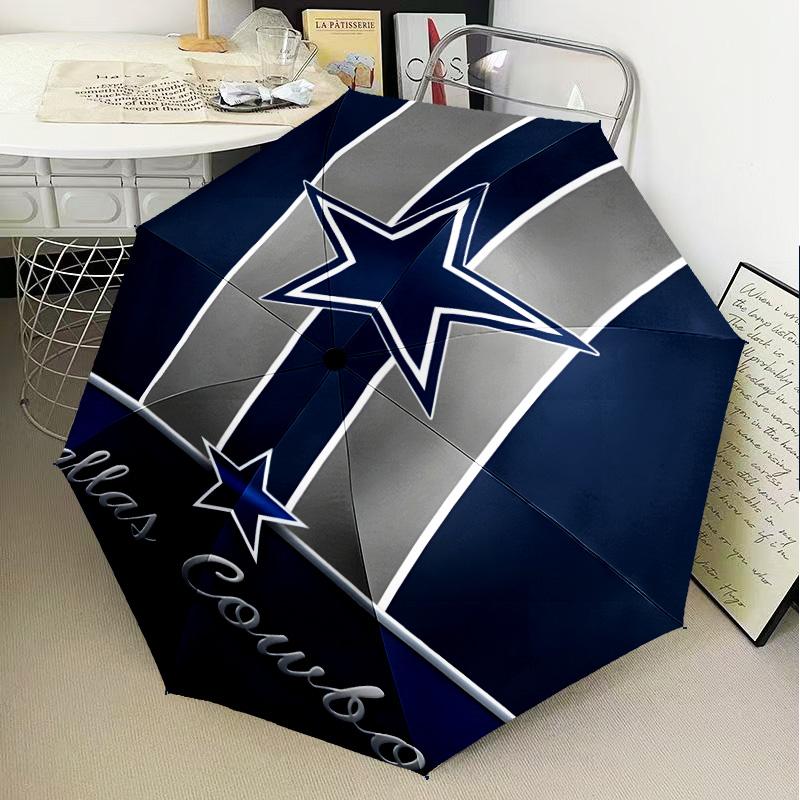 American Flag Cowboys Umbrella Folding umbrella, automatic umbrella 8-Frame for Travel, camping Use Gift for Halloween Christmas
