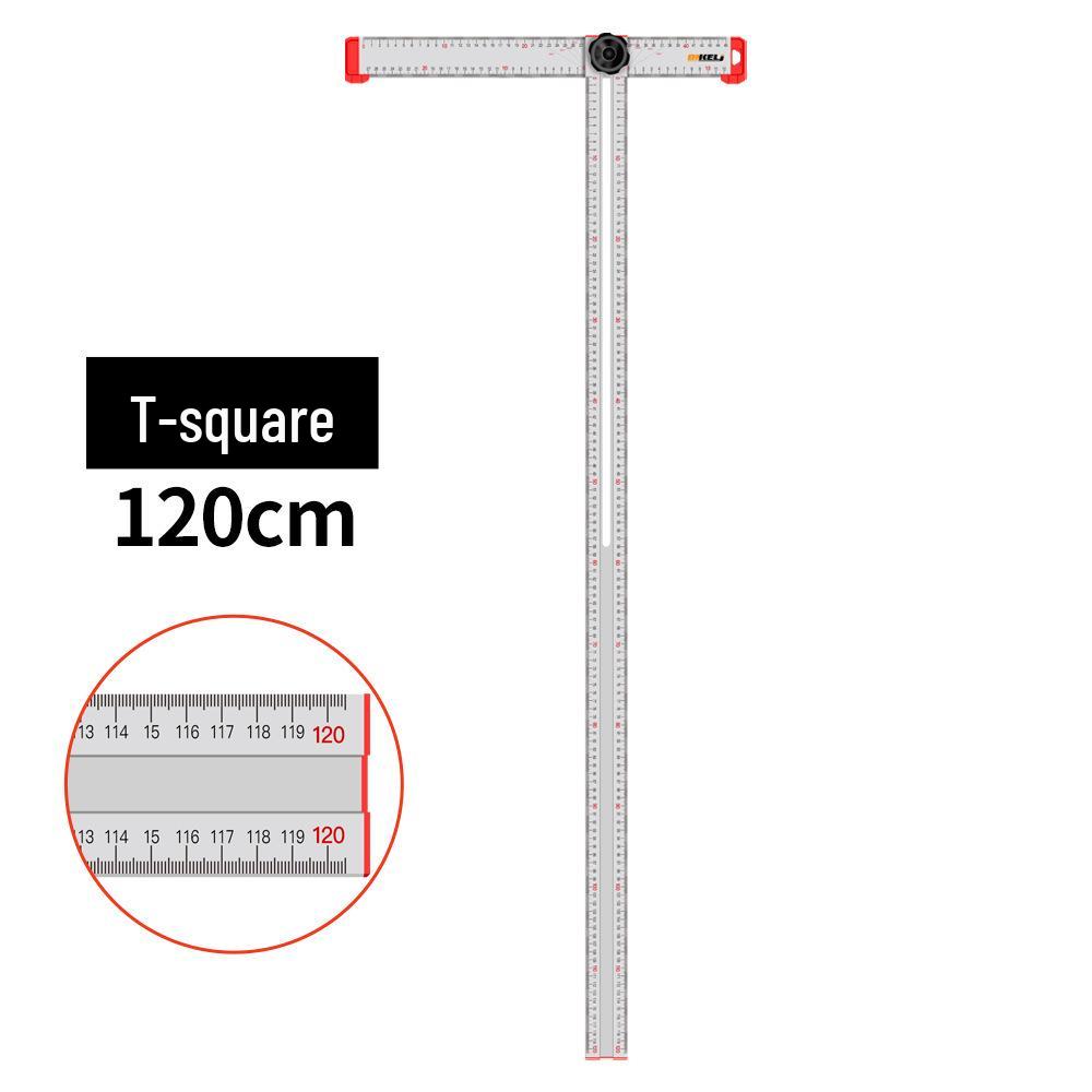 Multifunctional Woodworking T-Square & Positioning Angle Ruler
