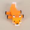 1 PZ Volpe Pixel Pollo Animali Giocattoli Articolazioni Mobili Giocattoli Fidget Statuetta Decorazioni Scrivania Auto Casa Statua Regali