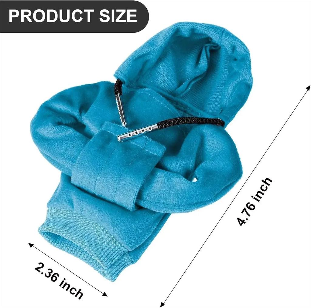 Universal Auto Gear Shift Cover Hoodie Protector & Stylish Handle Decoration Fits Manual & Automatic Cars Interior Decor Upgrade