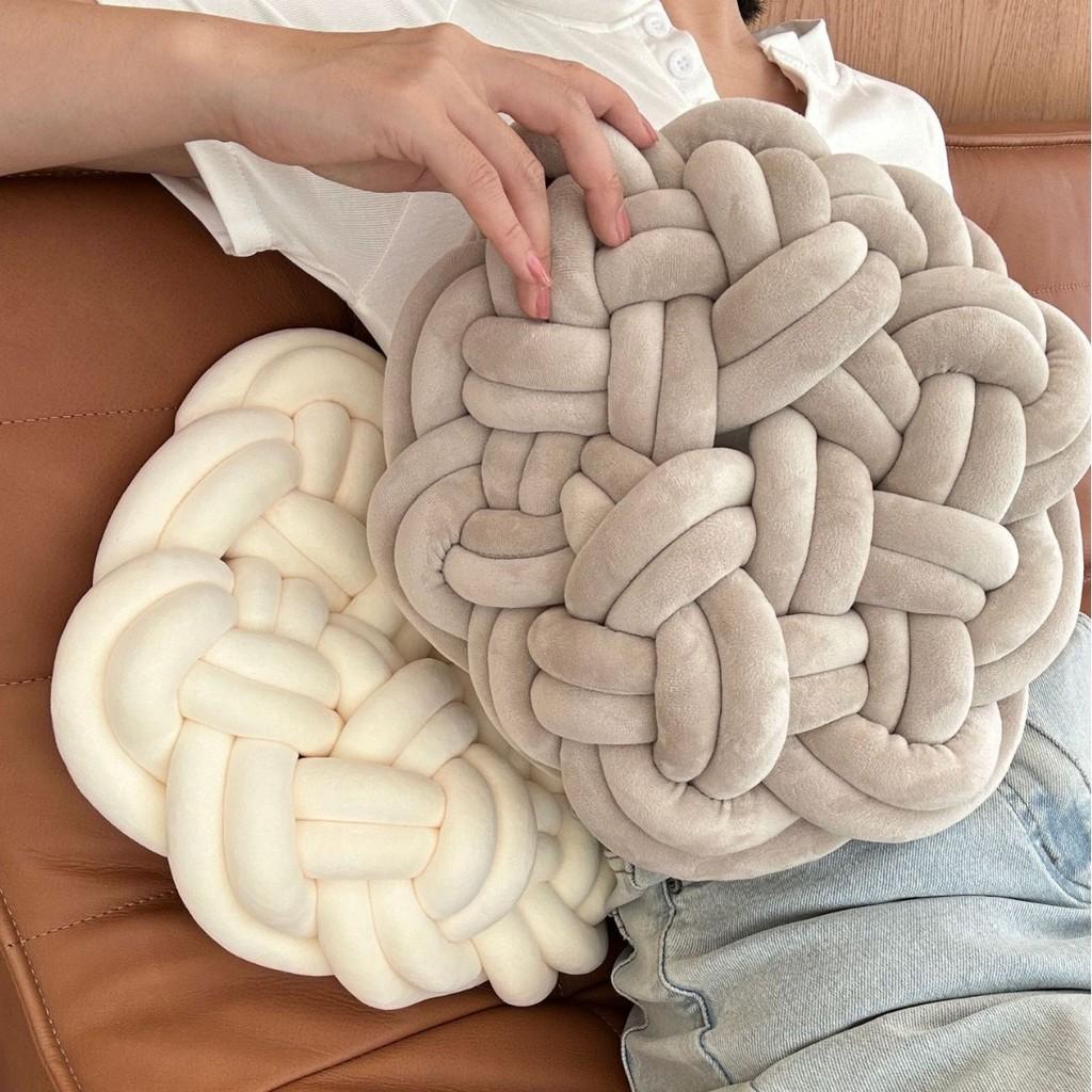 Nordic Soft Circle Cushion With Polyester Cover For Sofa Lounge Decor