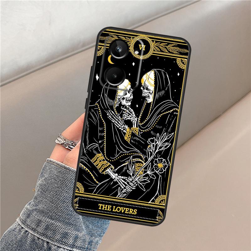 Tarot Cards Case For Realme GT6 GT7 Pro C65 C67 C61 C53 C55 C51 C25 C63 C71 C75 10 11 12 13 14 Pro Plus