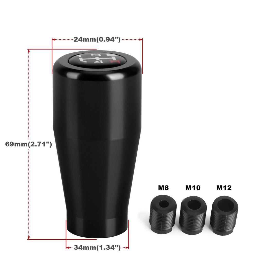 5 Speed Car Universal Gear Shift Knob Aluminium Racing Shift Lever For Manual Transmission Gear Level Knob Shift