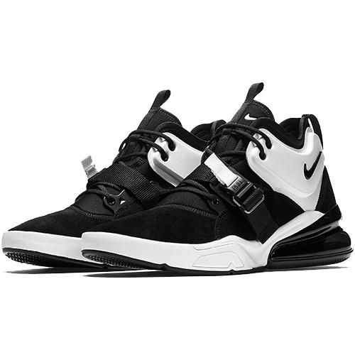 New Nike Air Force 270 Black White Silver AH6772-006