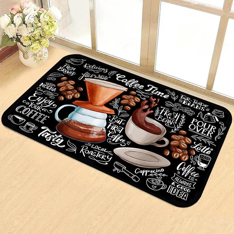 Printed Rug Doormat for Bedrooms Front Door Non-slip Stain-resistant Suitable for Various Home Settings